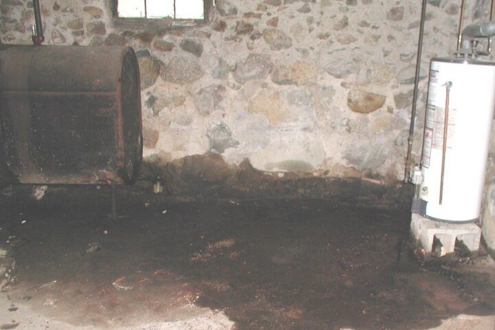 basement leaking new