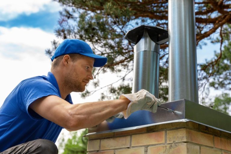 Chimney repairman