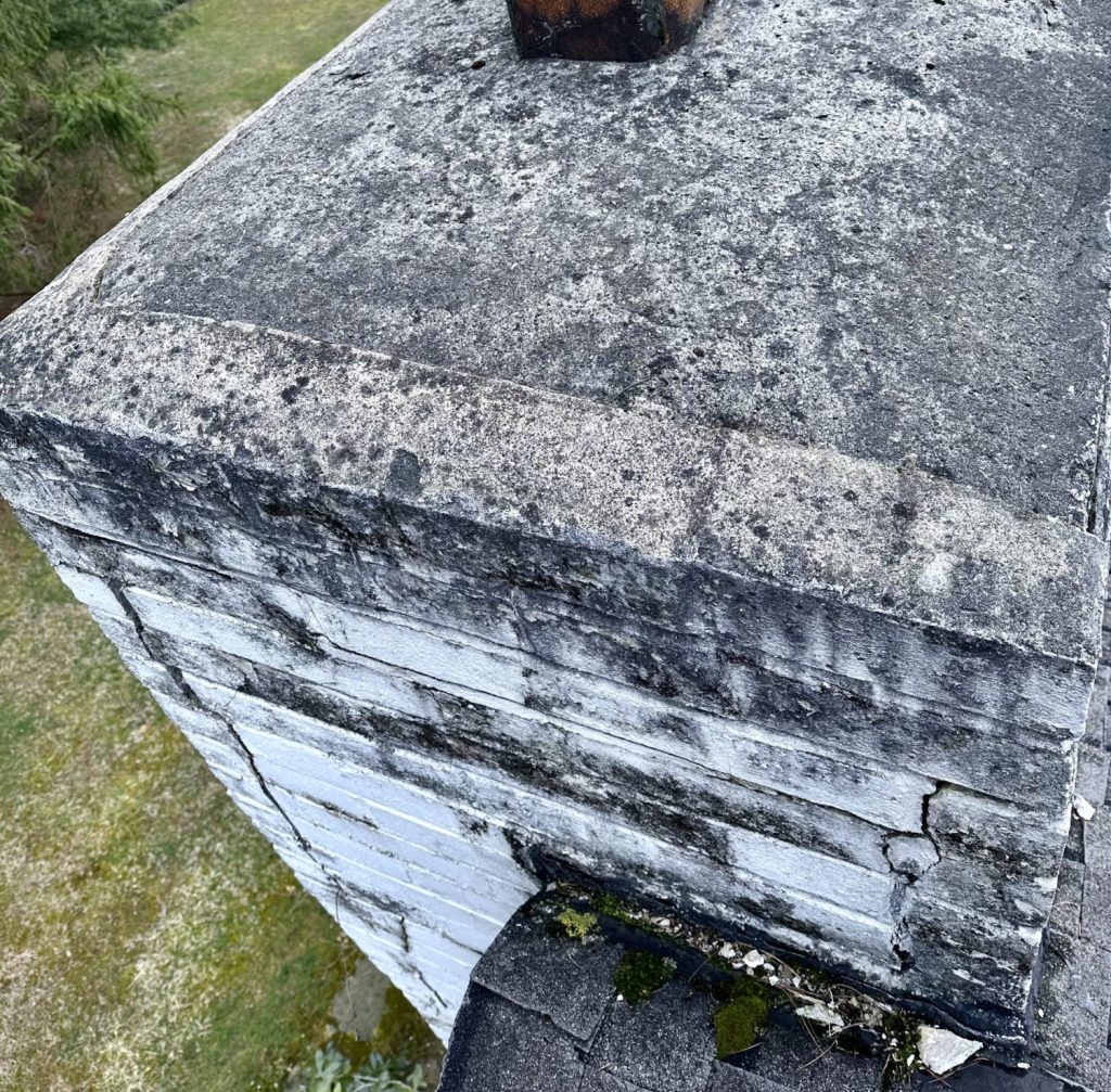 A leaky chimney in need of repair